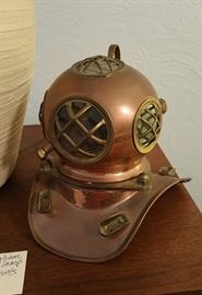 miniature diver's helmet