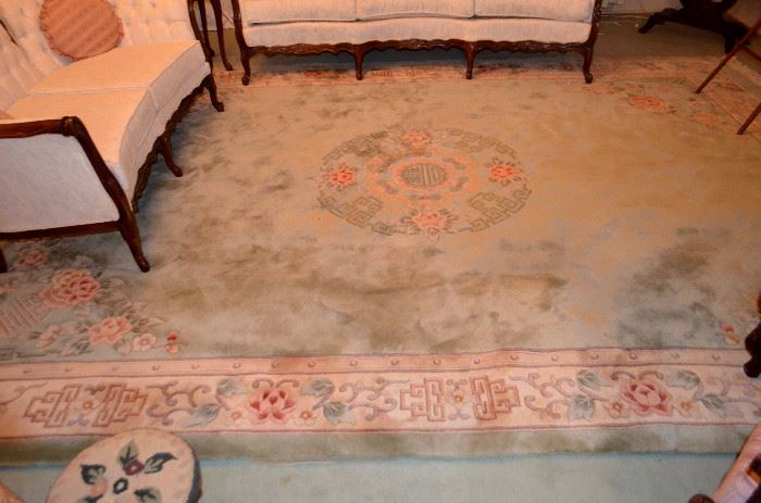 Wool area rugs in matching pattern & sizes