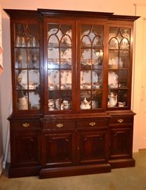 Breakfront China cabinet 
