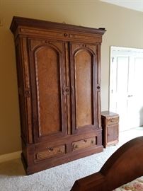 Antique breakdown wardrobe