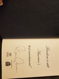 Signed book