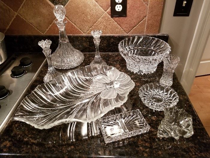 Crystal and cut glass