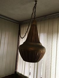 Mid Century Swag Lamp