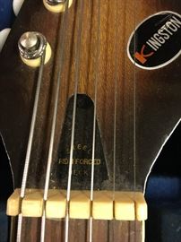 Vintage Kingston 6 String electric guitar in case