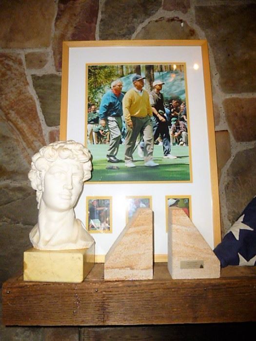 Maybe the 3 best golfers to ever play....tucked behind bookends made out concrete from the US Capitol