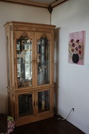 Curio Cabinet and Art