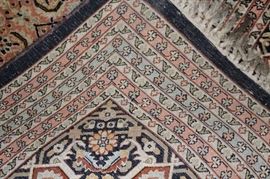 Lovely Handmade Silk Rugs from India - Persian Pattern