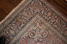Lovely Handmade Silk Rugs from India - Persian Pattern