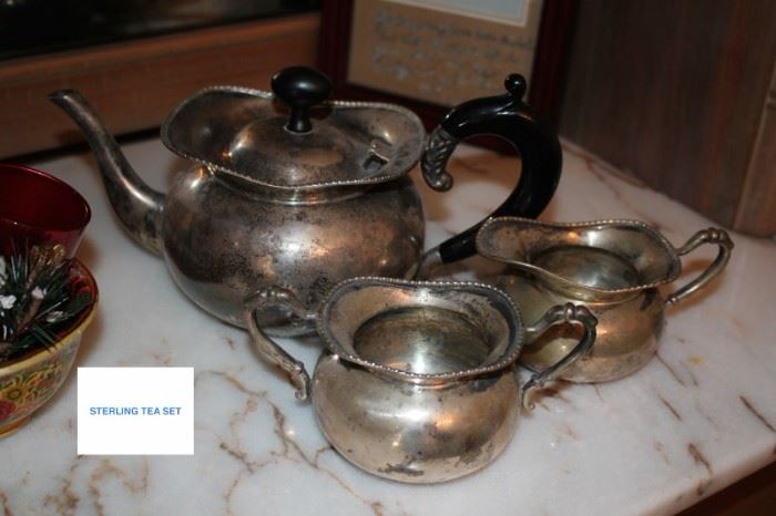 Sterling Tea Set from India