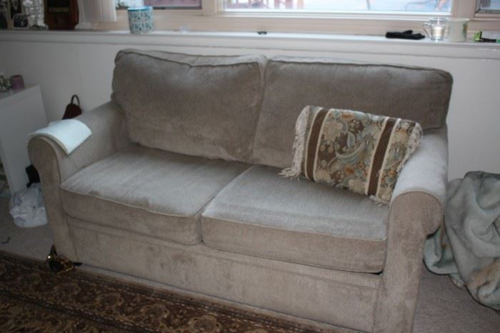Small Sofa and Decorative Pillow