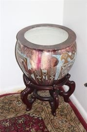 Decorative Pot and Stand