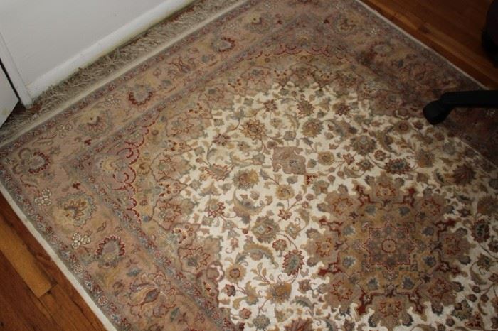 Lovely Handmade Silk Rugs from India - Persian Pattern