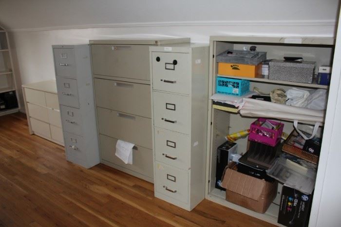 Assorted File Cabinets 