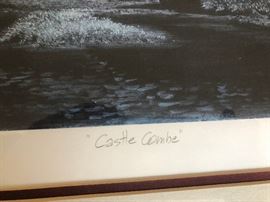 Tom Caldwell "Castle Combe" lithograph 1305/1500