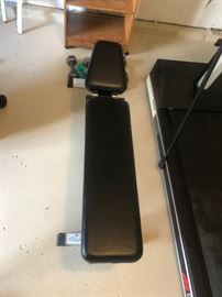Weight lifting bench