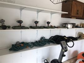 Sprinklers and hoses