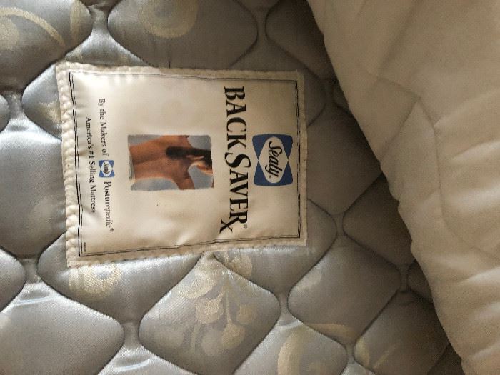 Sealy Back saver pillow top mattress