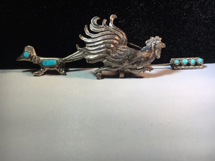 Native American Sterling & Turquoise lot