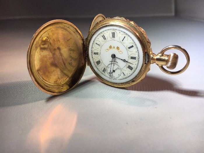 Hampden Gold pocket watch