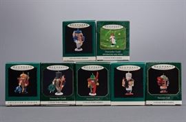 Offered is a lot of 7 Nutcracker Guild ornaments from Hallmark. The boxes show normal wear but the ornaments are undamaged. Please see the photos for more details.