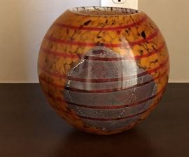 Glass Art Vase