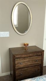 Oval Mirror, Nightstand