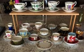 Collection of Cups & Saucers: