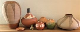 Renee Margolin Pottery, Helen Gutierrez Pottery, Juan Tafoya, TZ Pottery,