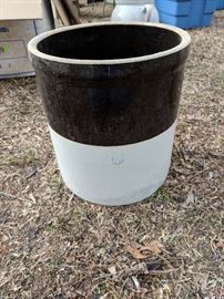 Vintage No 6 ceramic crock