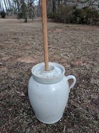 Vintage butter churn 
