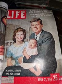 a sample of the life magazines in this sale 