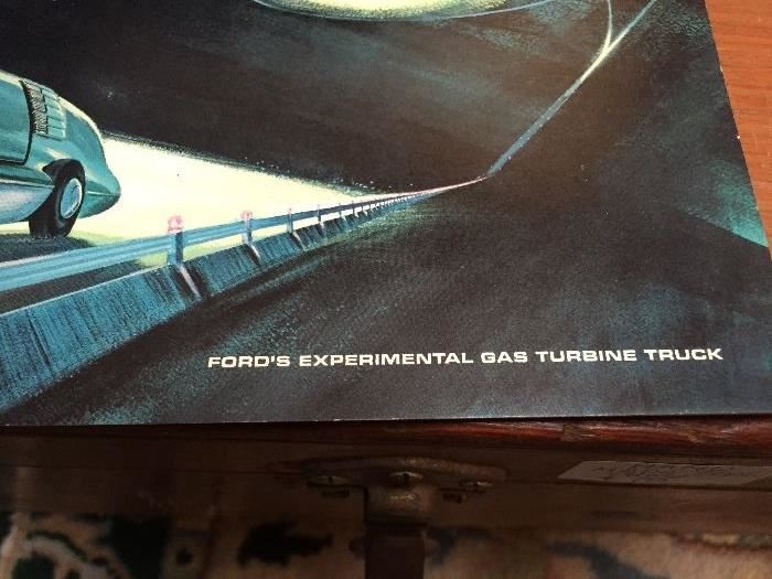 Original pamphlet created for prototype turbine engine trucks 