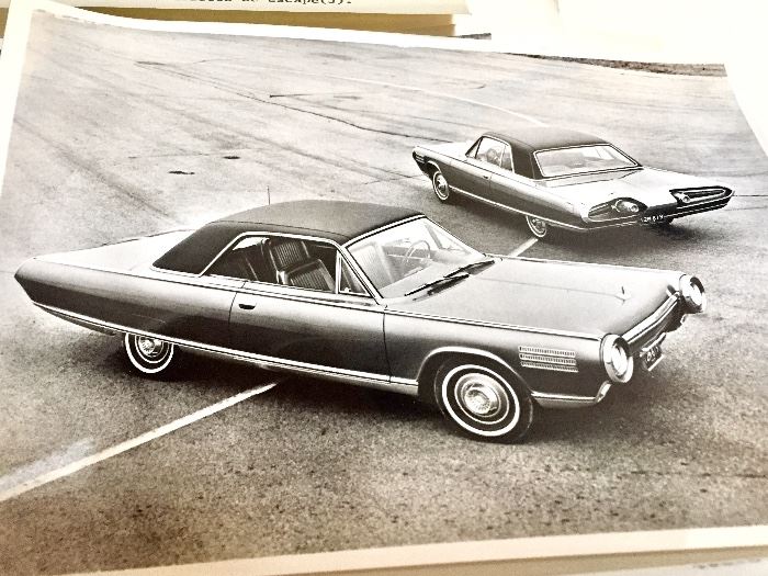 Photos of protype cars never went into commercial production