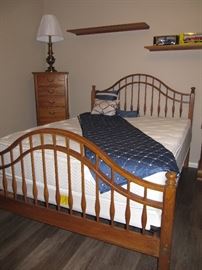 Full bed with queen mattress