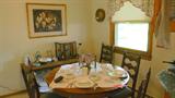 oil paintings, Antique Round Oak Table, pocket knives, modern oak sofa table