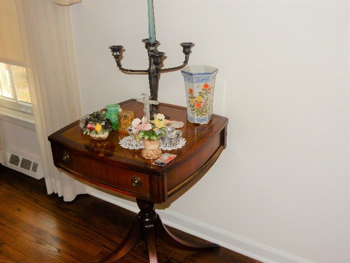 Vintage Table on Quad legs with drawer
