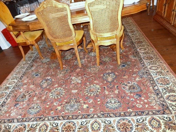 Close up of Dining Room Carpeting