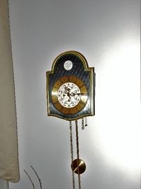 Wall clock, French Tempest Fugit  weight driven