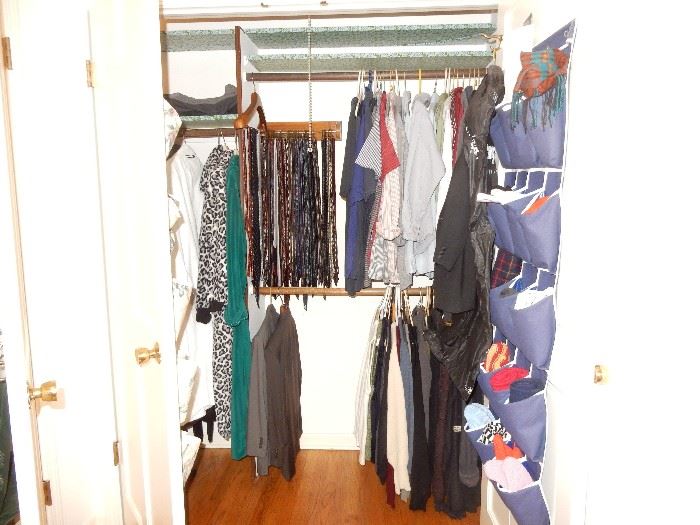One of Many, Many closets of Fine Quality Clothing