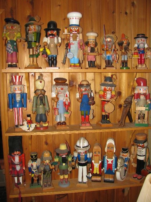 collection of great nutcrackers , most signed