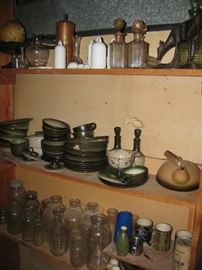 Heath pottery dishes