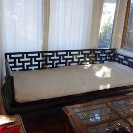 Black Lacquer Chinese couch