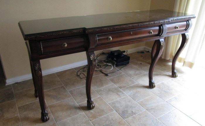 LARGE CENTURY CONSOLE TABLE