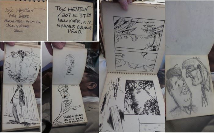 Sketchbooks of Tex Henson