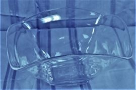 Simon Pearce Large Blown Glass Woodbury Bowl