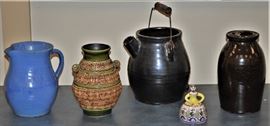 5 Pc. Vintage Crock And Pottery Lot