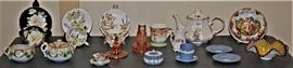 Large Mixed Lot Fine Pottery, Porcelain And Glass