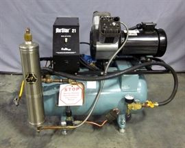Air Techniques AirStar 21 Dental Air System Dental Air Compressor, SN# 210602, 1.5 HP, 115 Volts