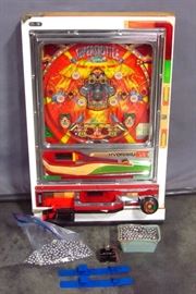 Kyoraku Pachinko Machine, Japanese Pinball Style Game, Includes Authentic Japanese Balls, Works