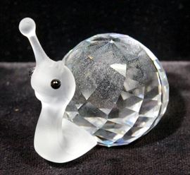 Swarovski Crystal Swans, Qty 3, #7633 Large and Medium Swans, and #7658 Small Swan, All 3 Include Original Boxes